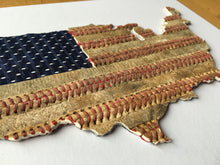 Load image into Gallery viewer, &quot;Seams of America&quot; Original Baseball Artwork
