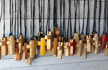 Load image into Gallery viewer, Baseball Bat Wood Cross Necklaces
