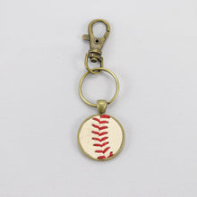 Load image into Gallery viewer, Baseball Seam Keychain
