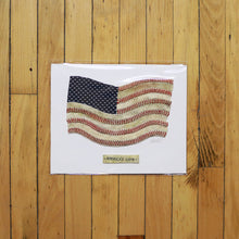 Load image into Gallery viewer, &quot;America&#39;s Game&quot; Original Baseball American Flag Artwork
