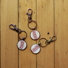 Load image into Gallery viewer, Baseball Seam Keychain
