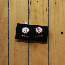 Load image into Gallery viewer, Baseball Seam Cufflinks
