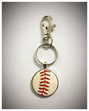 Load image into Gallery viewer, Baseball Seam Keychain
