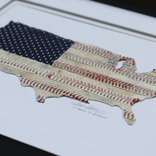 Load image into Gallery viewer, &quot;Seams of America&quot; Original Baseball Artwork
