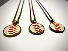 Load image into Gallery viewer, Baseball Seam Pendant Necklace
