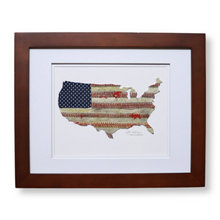 Load image into Gallery viewer, &quot;Seams of America&quot; Original Baseball Artwork
