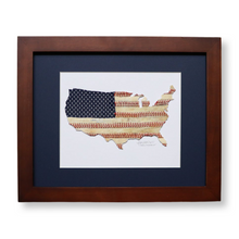 Load image into Gallery viewer, &quot;Seams of America&quot; Original Baseball Artwork
