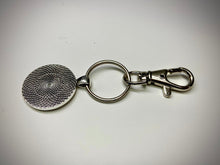 Load image into Gallery viewer, Silver Baseball Seam Keychain
