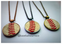 Load image into Gallery viewer, Baseball Seam Pendant Necklace
