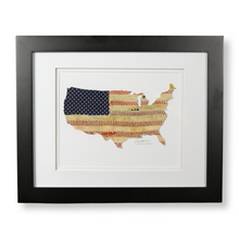 Load image into Gallery viewer, &quot;Seams of America&quot; Original Baseball Artwork
