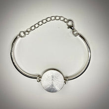 Load image into Gallery viewer, Silver Baseball Seam Bracelet
