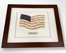 Load image into Gallery viewer, &quot;America&#39;s Game&quot; Original Baseball American Flag Artwork
