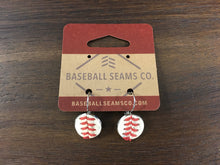 Load image into Gallery viewer, Baseball Seam Earrings
