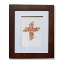 Load image into Gallery viewer, The Baseball Cross - Original Artwork Made from Actual Used Baseballs
